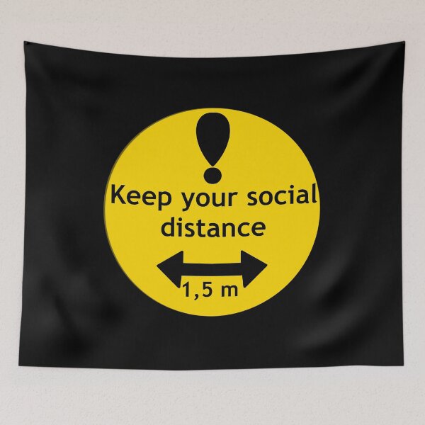 Item preview, Black of Keep your social distance designed and sold by Cassandra6193.