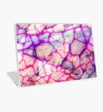 White Red Dragon Vein Agate Pattern Laptop Skin