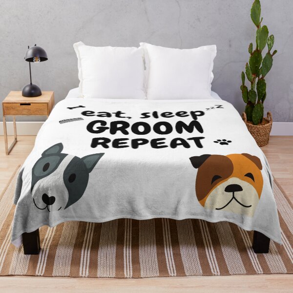 Item preview, Dog Grooming Eat Sleep Groom Repeat designed and sold by MerlinTea.