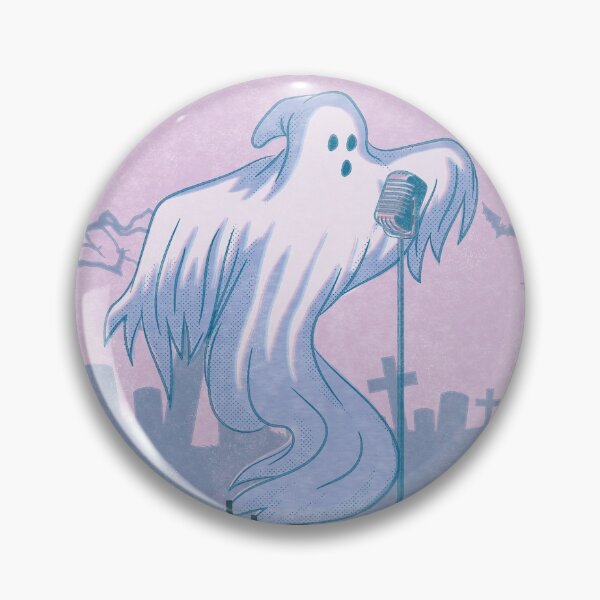 Item preview, Soultergeist: Ghost Singing In Graveyard designed and sold by SquishStitches.