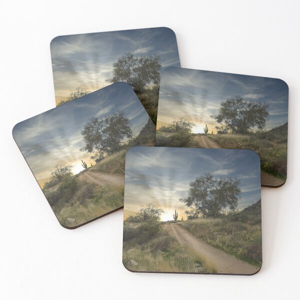 Item preview, Arizona Desert Landscape with Sun Rays designed and sold by Karen Szatkowski.
