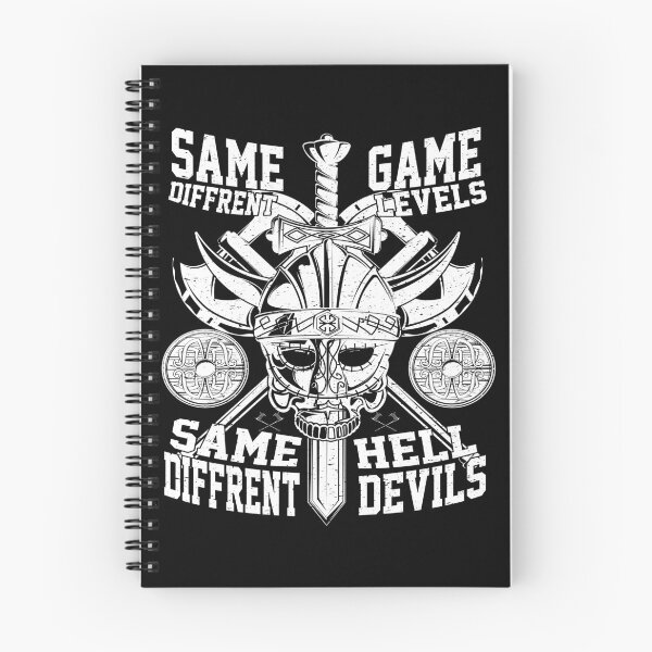 Item preview, Same Game Different Levels Same Hell Different Devils designed and sold by YAHIA-14.
