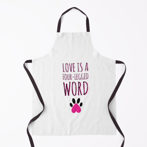 Item preview, Love is a four-legged word dogs dog lover  designed and sold by Tropical Blood.