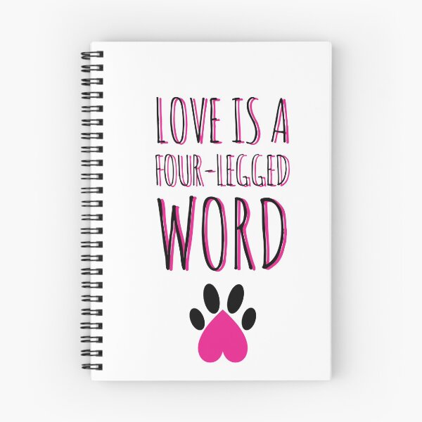 Item preview, Love is a four-legged word dogs dog lover  designed and sold by Tropical Blood.