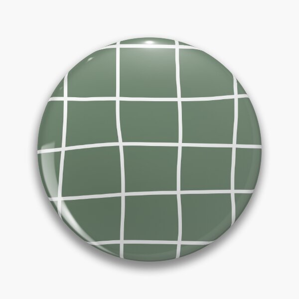 Item preview, Large Hand Drawn Grid (white/sage green) designed and sold by Design Minds Boutique.