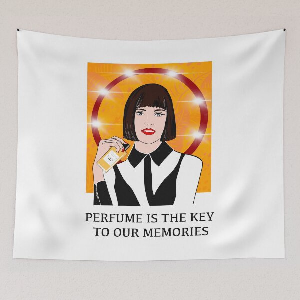 Item preview, Perfume is the key to our memories designed and sold by PG Illustration.