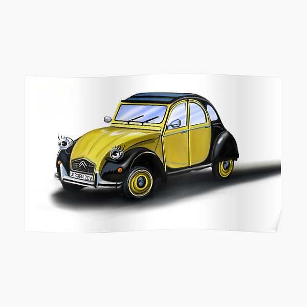 Citroën 2cv Poster