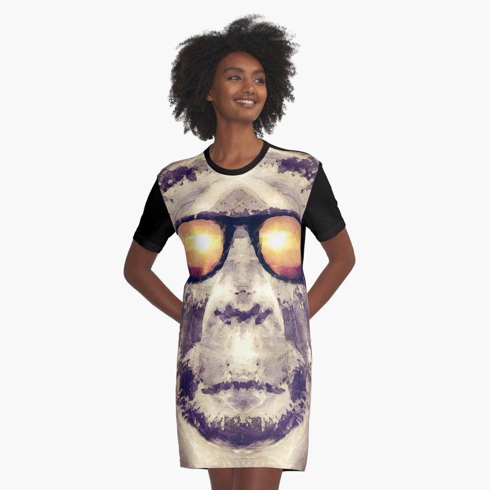 Item preview, Graphic T-Shirt Dress designed and sold by perkinsdesigns.