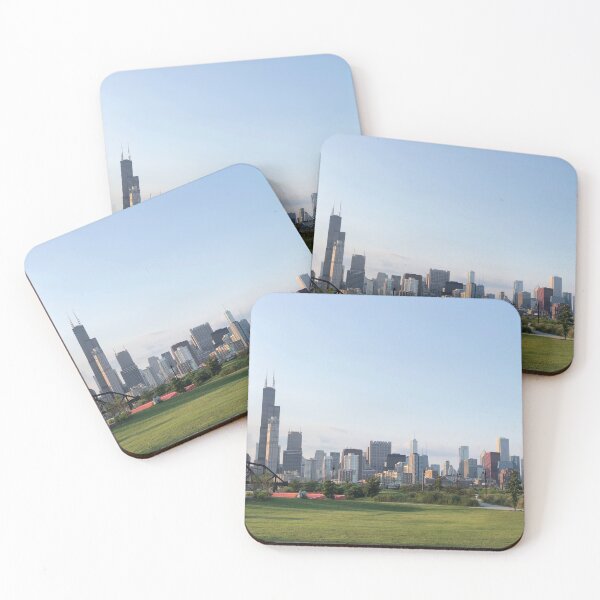 Item preview, Chicago city skyline designed and sold by Llilyvega.