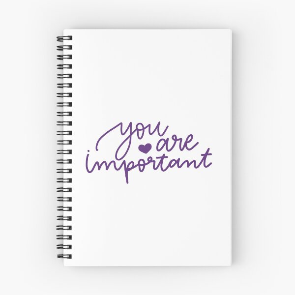 Item preview, Purple You Are Important in Cursive designed and sold by girafficsco.