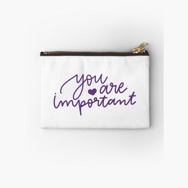 Item preview, Purple You Are Important in Cursive designed and sold by girafficsco.