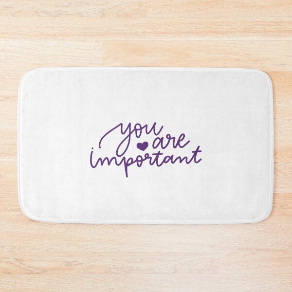 Item preview, Purple You Are Important in Cursive designed and sold by girafficsco.
