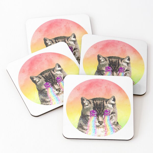 Item preview, Psychedelic Cat designed and sold by TheTimeMachine.
