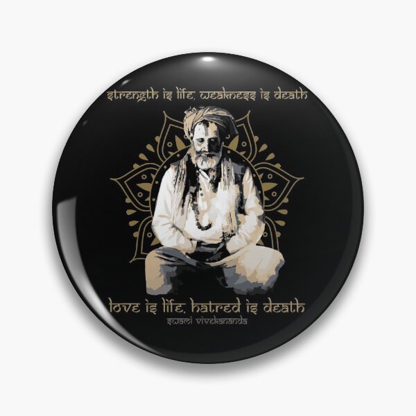 Item preview, Strength is Life, Weakness is Death, Hindu Proverb, Swami Vivekananda Quote, Hindu Gift  designed and sold by Proverbial Wisdom Design.