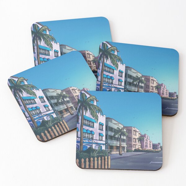 Item preview, Ocean Drive | Digital Illustration designed and sold by Jackie Van Ryn.