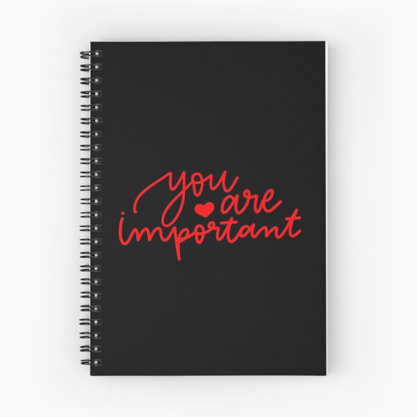 Item preview, Red You Are Important in Cursive designed and sold by girafficsco.