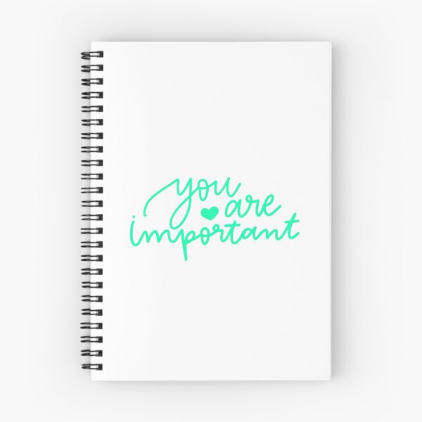 Item preview, Mint Blue Green You Are Important in Cursive  designed and sold by girafficsco.