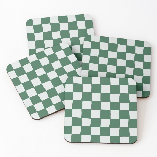 Item preview, Diseño cruzado a cuadros verde salvia de moda designed and sold by DesignsByAz.