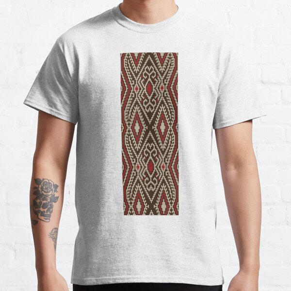 Ethnic Filipino Tribal Pattern - Tinalak 1 Classic T-Shirt