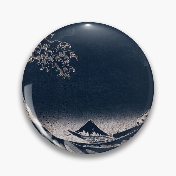 Item preview, The Great Wave off Kanagawa (black) designed and sold by TheTimeMachine.