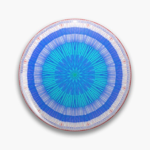 Item preview, Detail in blue a full spectrum powerful circle designed and sold by Kay Patterson.