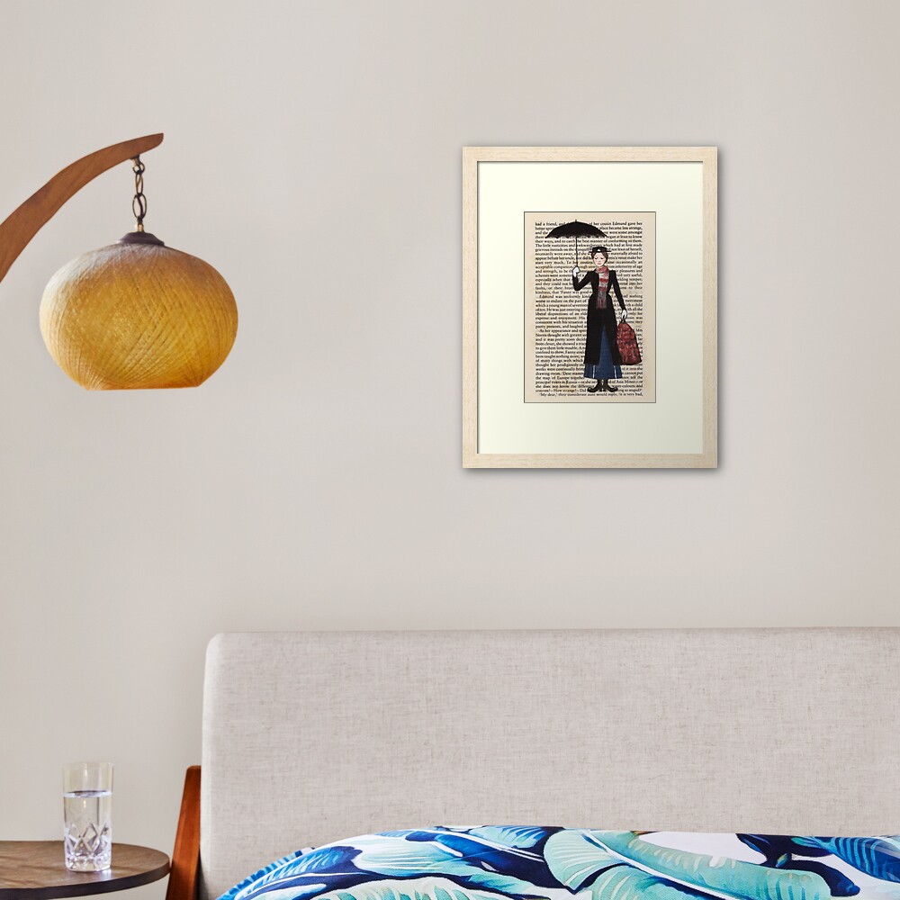 Mary Poppins Framed Art Print