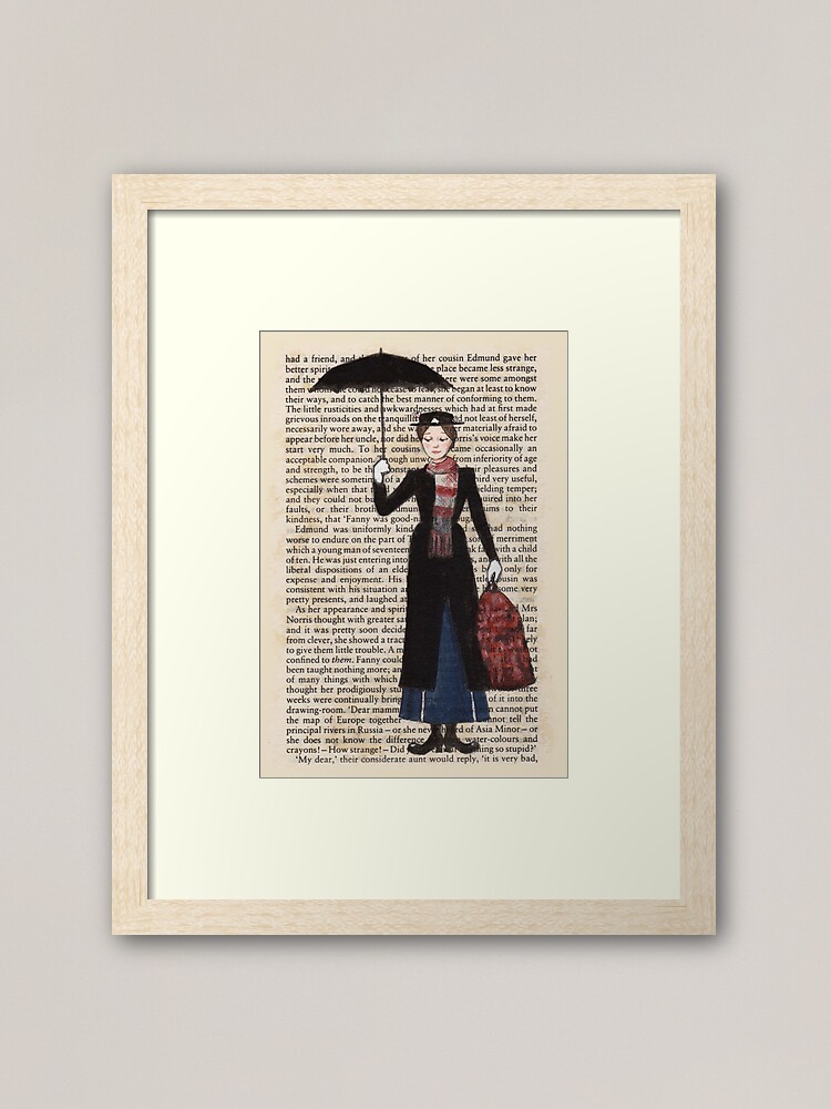 Alternate view of Mary Poppins Framed Art Print