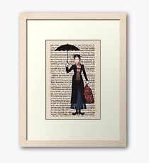 Mary Poppins Framed Print