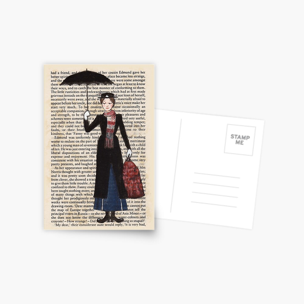 Mary Poppins Postcard