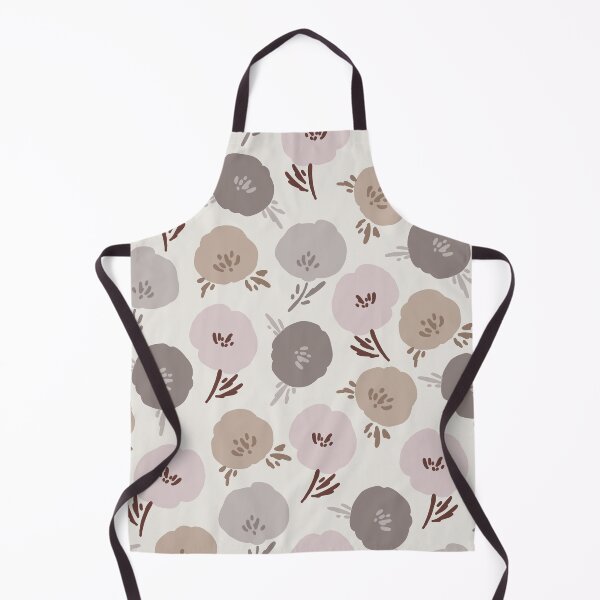 Artikelvorschau, Ziermuster mit braunen und beige Farben Blumen entworfen und verkauft von digoarpi.
