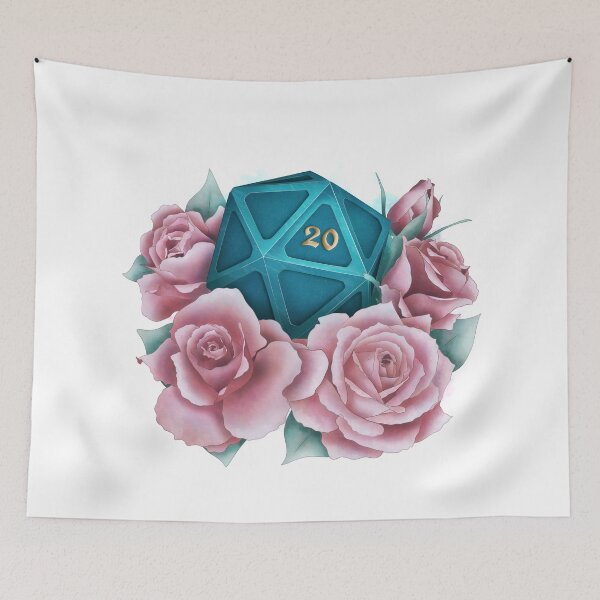 Item preview, Floral D20 designed and sold by MoonSprites.