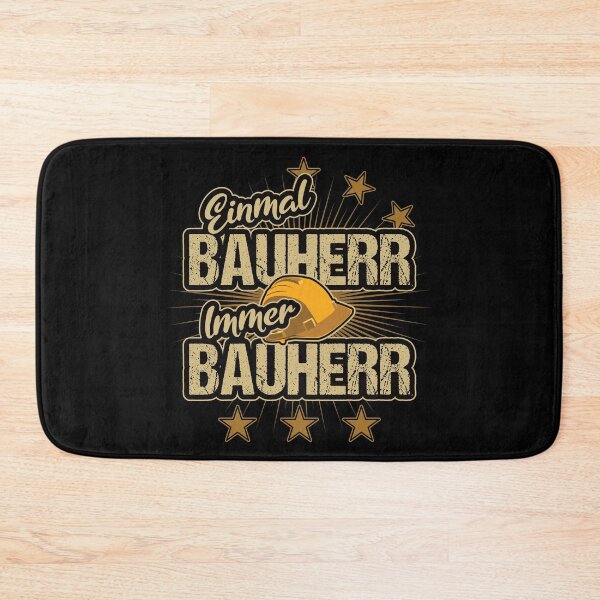 Artikelvorschau, Einmal Bauherr immer Bauherr - Baustelle & Fachwerk entworfen und verkauft von Shirt-Scheune.