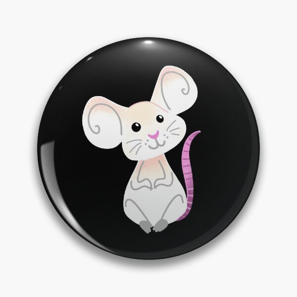 Artikelvorschau, Sitzende weiße Maus entworfen und verkauft von jazzydevil.