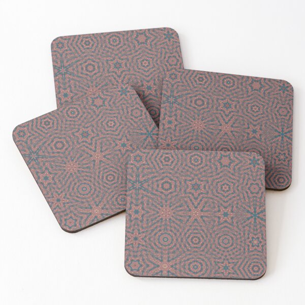 Item preview, Pink stars and grids designed and sold by Eri Skyrgianni.