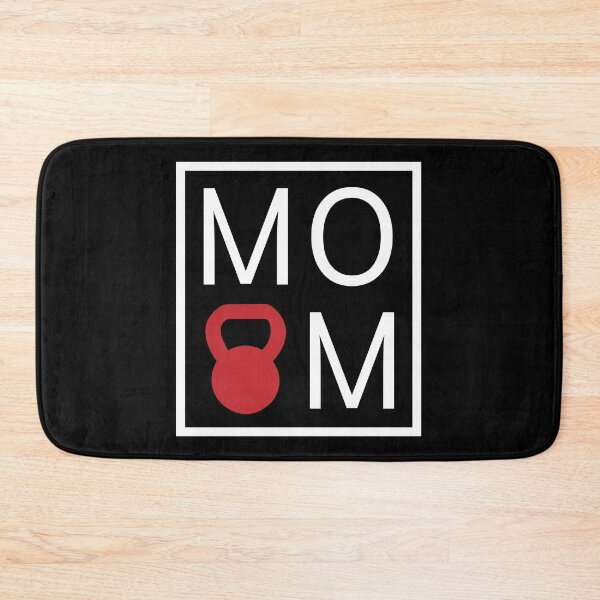 Item preview, Mom Love - Kettlebell I Love Mom  - Crossfit Designin white box with kettlebell designed and sold by RXThread.
