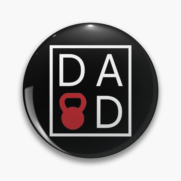 Item preview, Dad Love - Kettlebell I Love Dad  - Crossfit Design in white box with kettlebell designed and sold by RXThread.