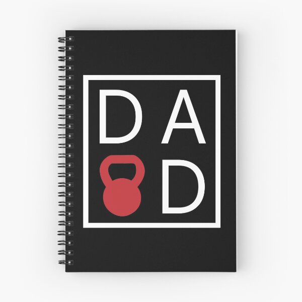 Item preview, Dad Love - Kettlebell I Love Dad  - Crossfit Design in white box with kettlebell designed and sold by RXThread.