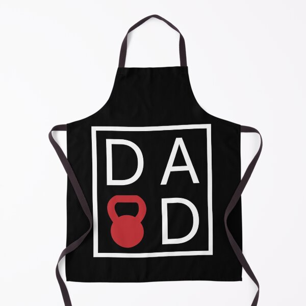 Item preview, Dad Love - Kettlebell I Love Dad - Crossfit Design in white box with kettlebell designed and sold by RXThread.
