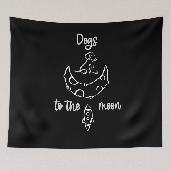 Item preview, DOGS TO THE MOON | Bullish | Trend | Rocket | Biggest fan movement designed and sold by yourtravelguide.