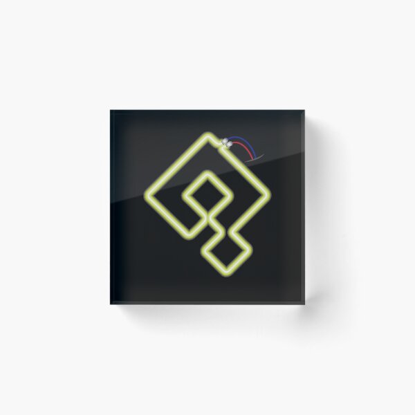 Item preview, aenigma Neon green geometric design designed and sold by achoprop.