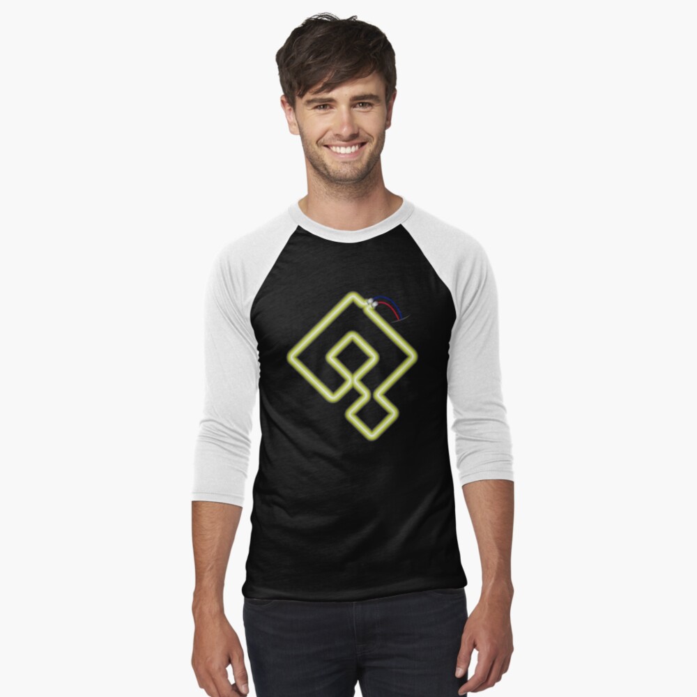 Vista previa del artículo con la obra «Camiseta ¾ estilo béisbol», diseñado y vendido por achoprop.