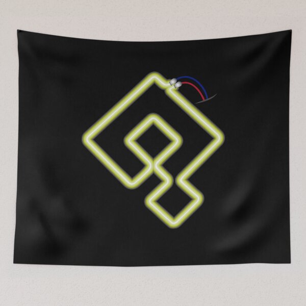 Item preview, aenigma Neon green geometric design designed and sold by achoprop.