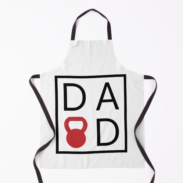 Item preview, Dad Love - Kettlebell I Love Dad  - Crossfit Design in white box with kettlebell designed and sold by RXThread.