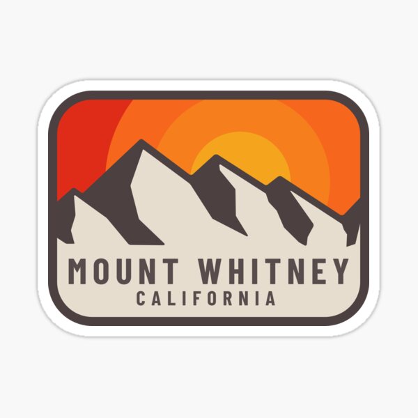 Aperçu de l'œuvre Mont Whitney en Californie créée et vendue par TravelBadge.