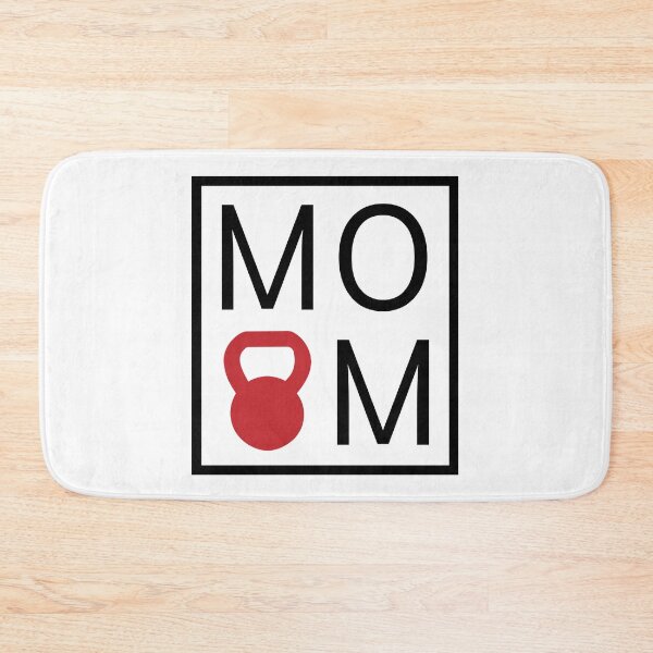 Item preview, Mom Love - Kettlebell I Love Mom  - Crossfit Designin black box with kettlebell designed and sold by RXThread.