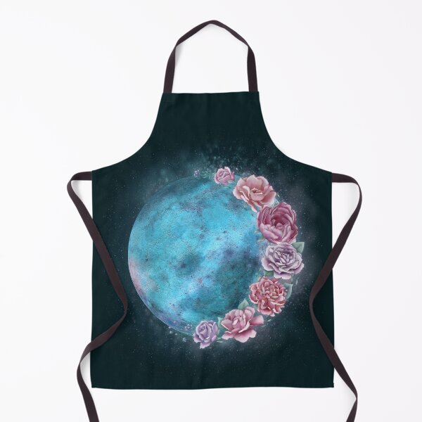 Item preview, Floral blue moon designed and sold by MoonSprites.