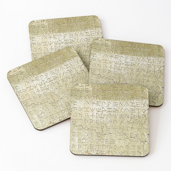 Item preview, Ancient Lydian Alphabet in Kekova, Turkey designed and sold by Bruno Beach.