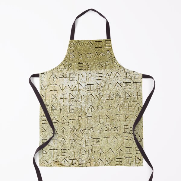 Item preview, Ancient Lydian Alphabet in Kekova, Turkey designed and sold by Bruno Beach.