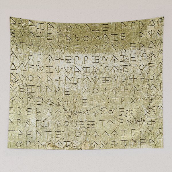 Item preview, Ancient Lydian Alphabet in Kekova, Turkey designed and sold by Bruno Beach.