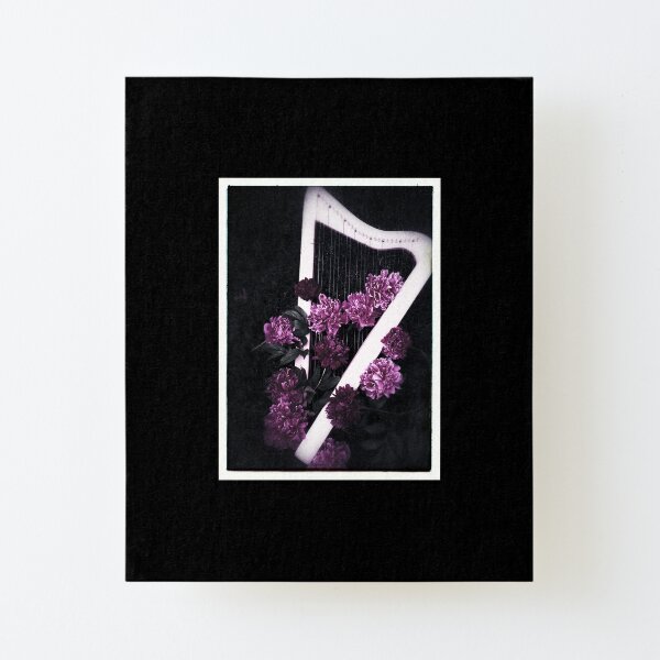Peony Harp II Canvas Mounted Print